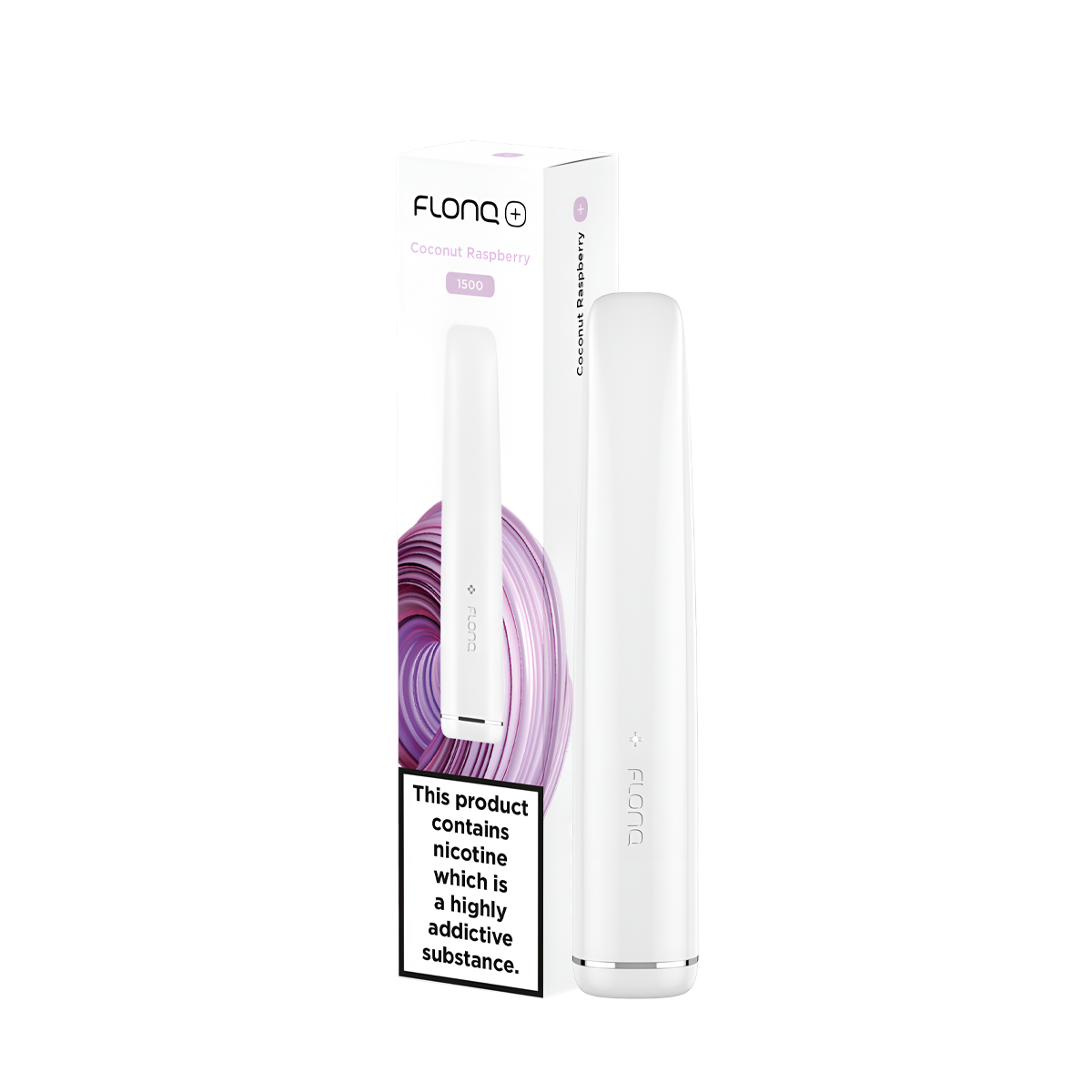 Flonq Plus 600 Disposable Vape Coconut Raspberry  