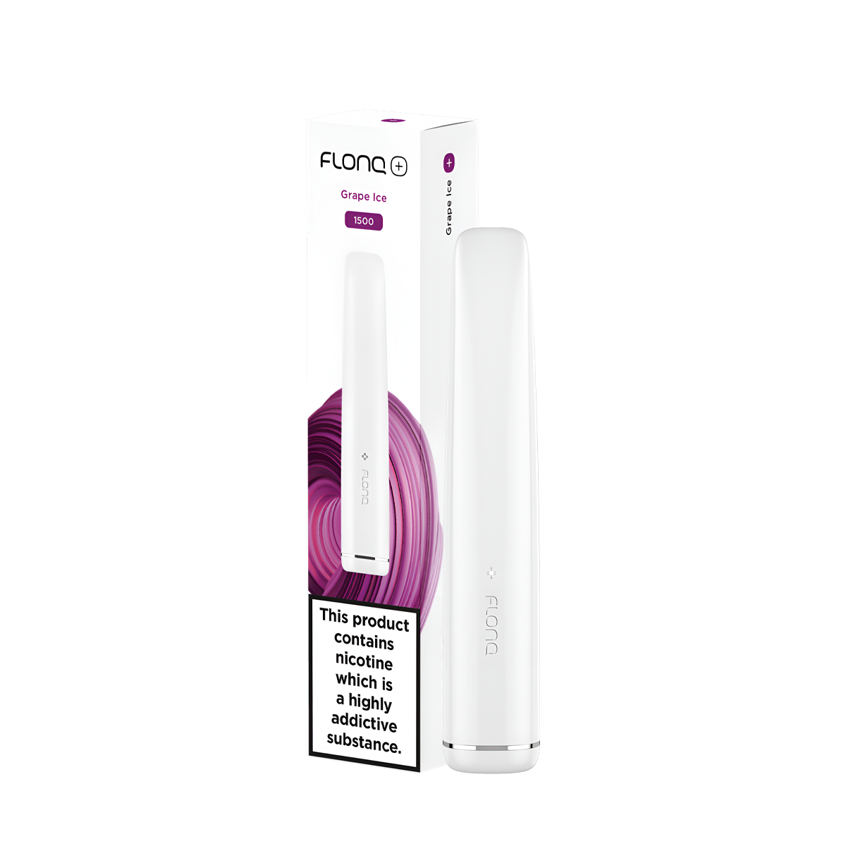 Flonq Plus 600 Disposable Vape Grape Ice  