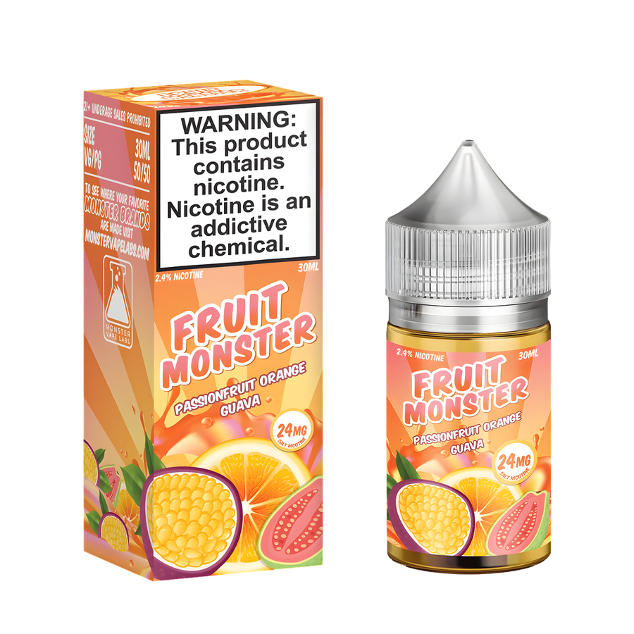 Fruit Monster Salt Nicotine Vape Juice 24 Mg Hawaiian POG 