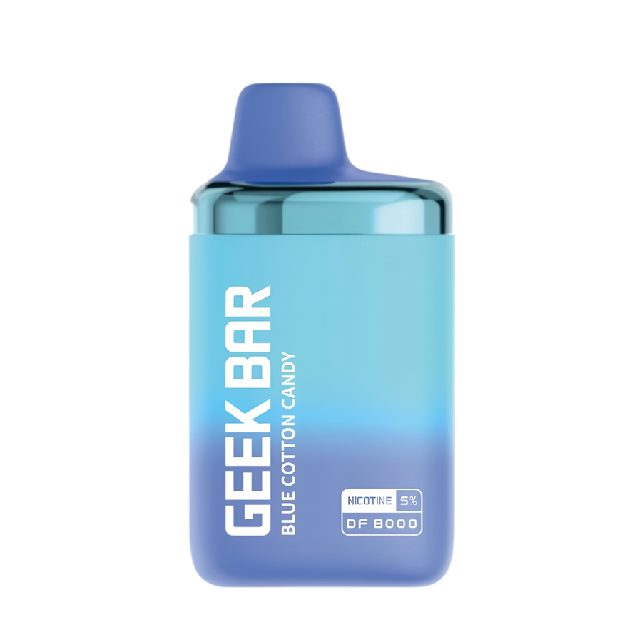 Geek Bar DF8000 Disposable Vape Blue Cotton Candy  