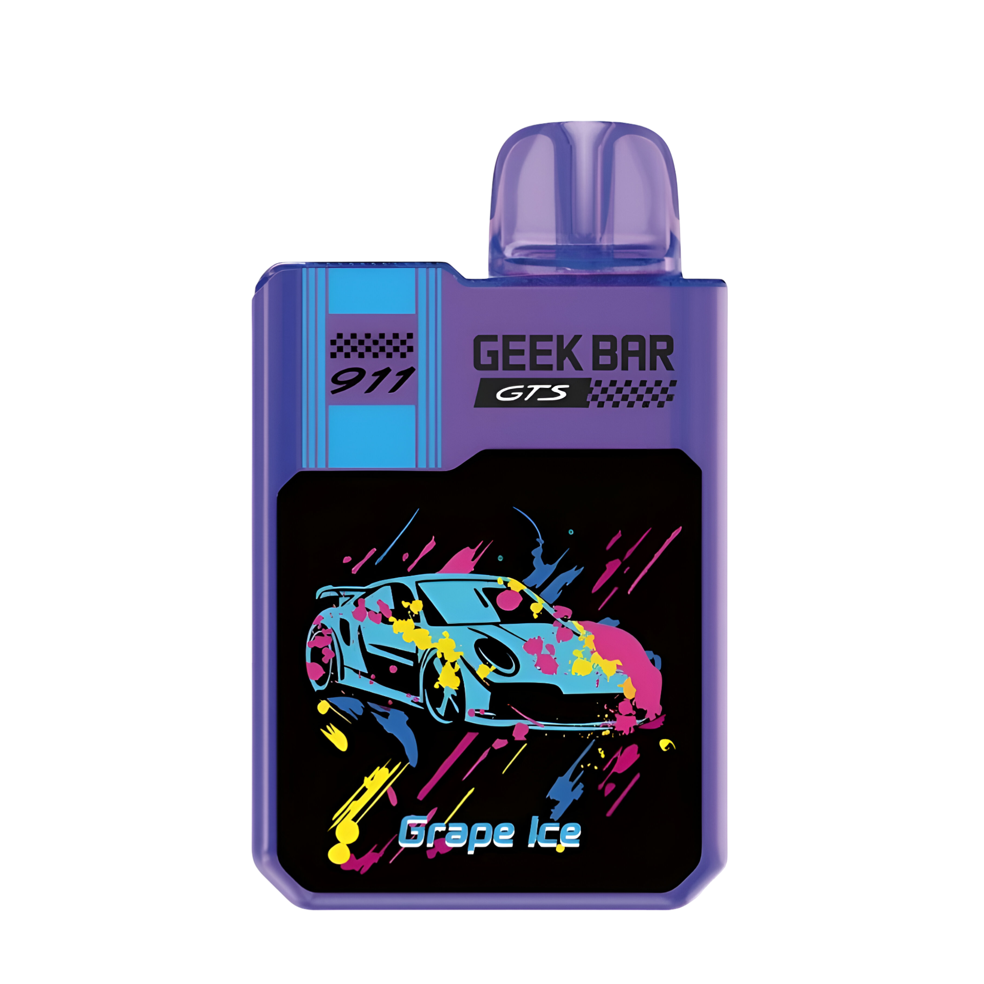 Geek Bar 911 GTS 18K Disposable Vape - Grape Ice