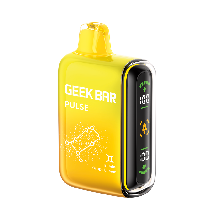 Geek Bar Pulse 15K Disposable Vape Grape Lemon  