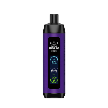 Al Fakher Crown Bar 8000 Pro Dtl Disposable Vape Grape Mint  