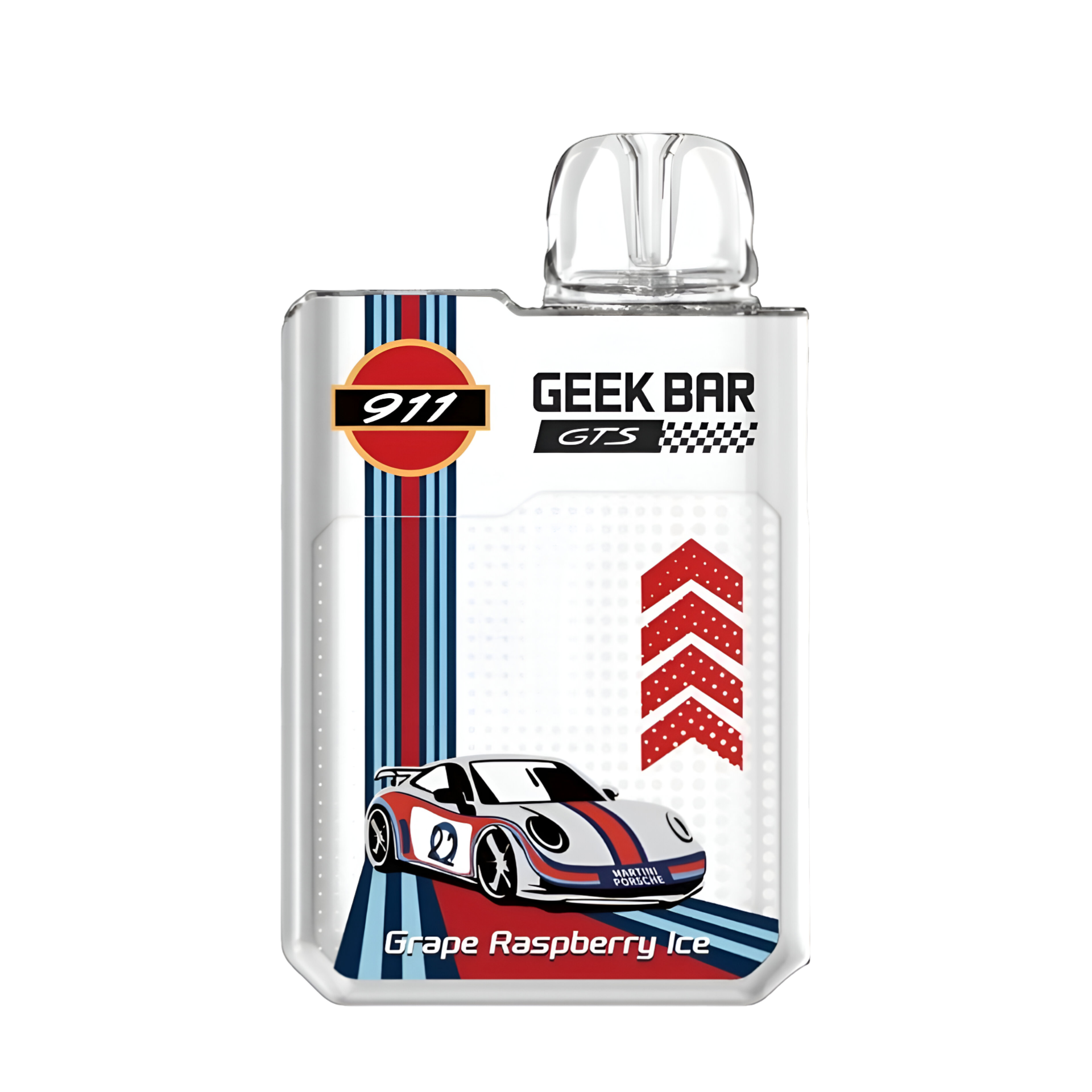 Geek Bar 911 GTS 18K Disposable Vape - Grape Raspberry Ice