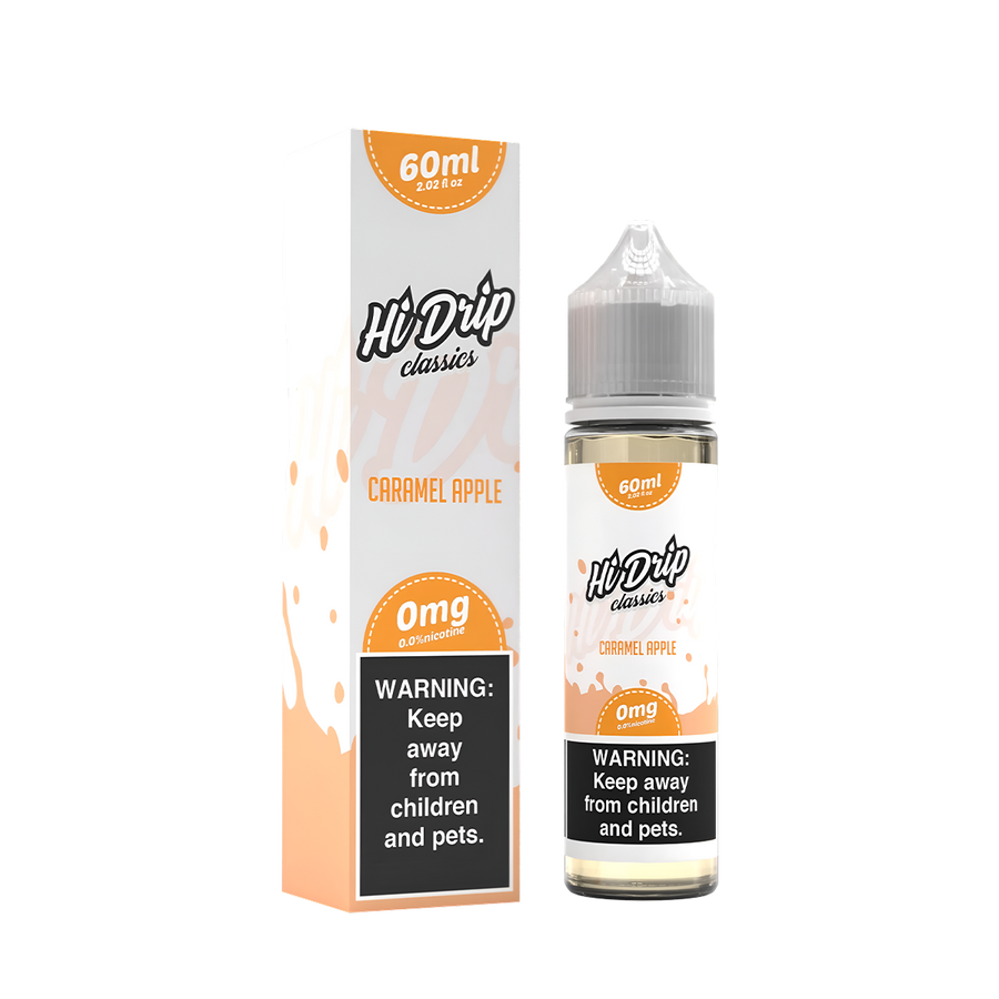 Hi Drip Classics Freebase Vape Juice 0 Mg Caramel Apple 