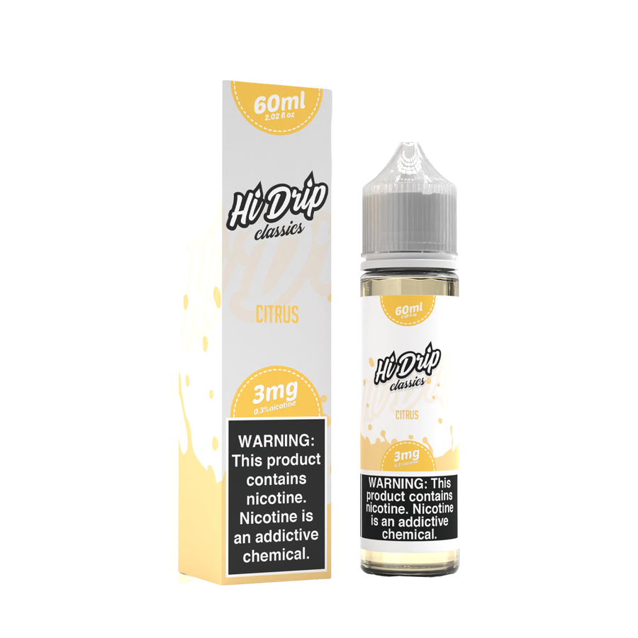 Hi Drip Classics Freebase Vape Juice 6 Mg Citrus 