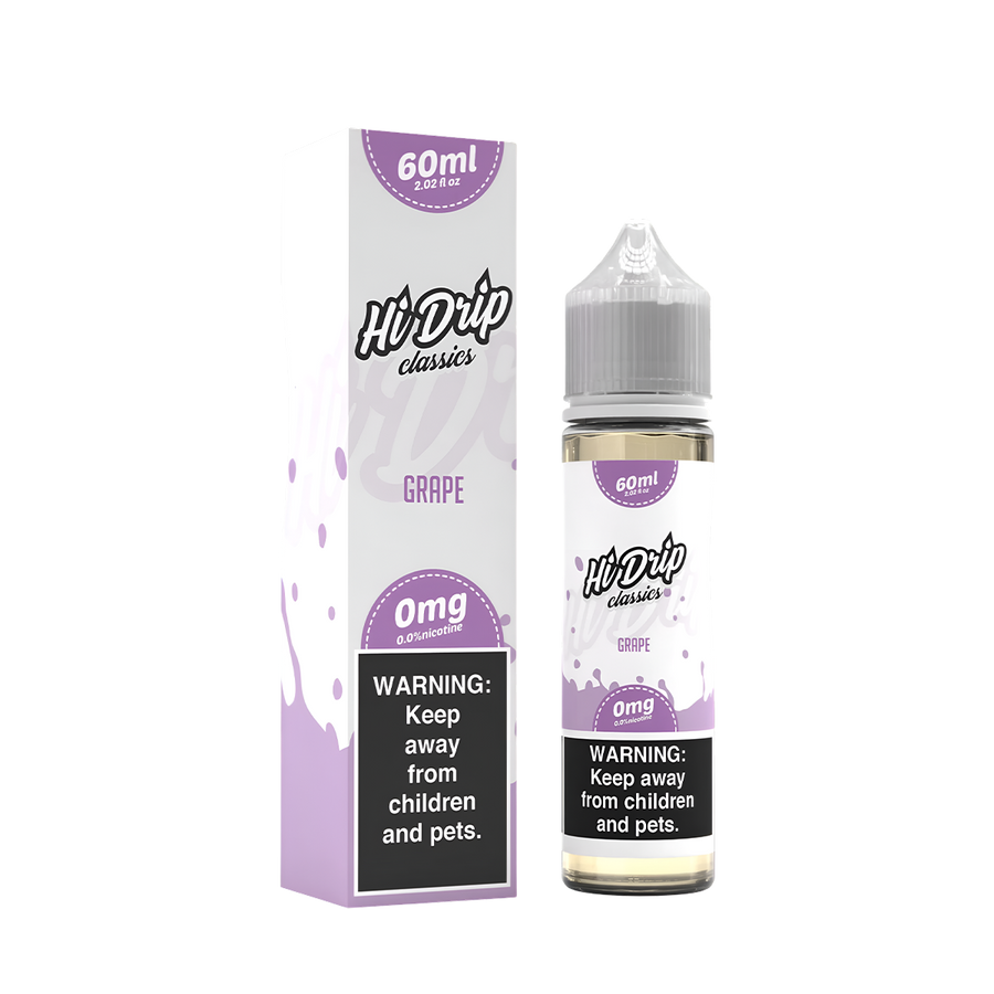 Hi Drip Classics Freebase Vape Juice 0 Mg Grape 