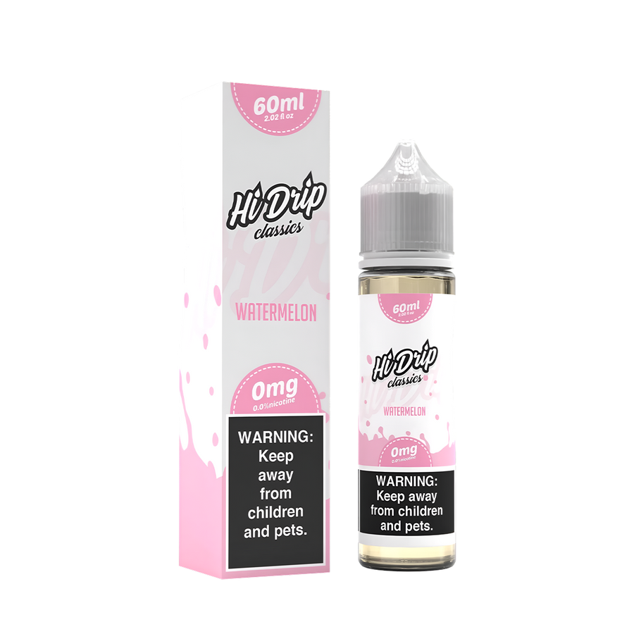 Hi Drip Classics Freebase Vape Juice 0 Mg Watermelon 