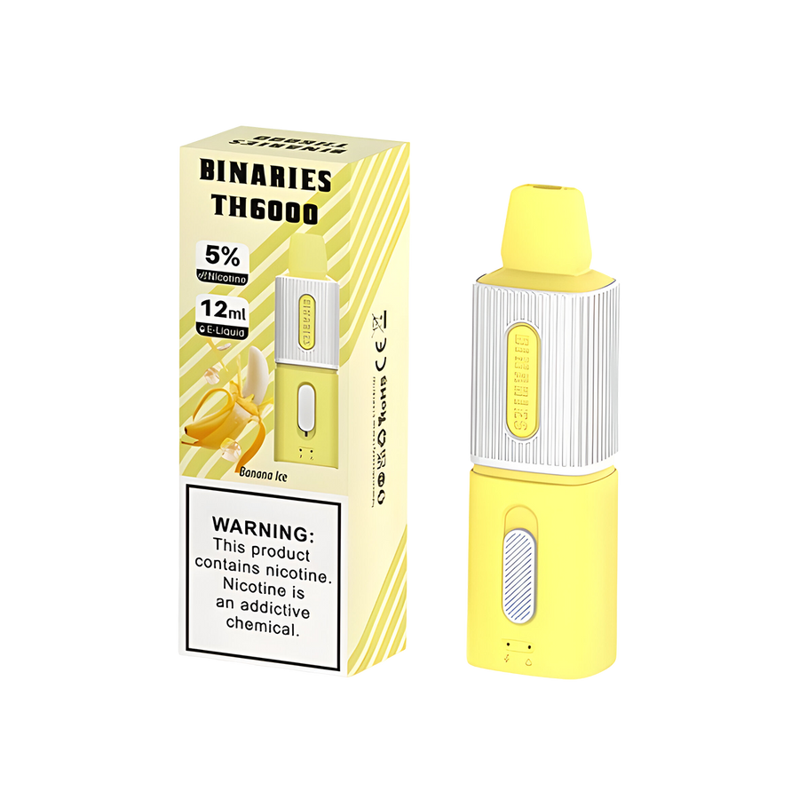 HorizonTech Binaries TH6000 Disposable Vape Banana Ice  