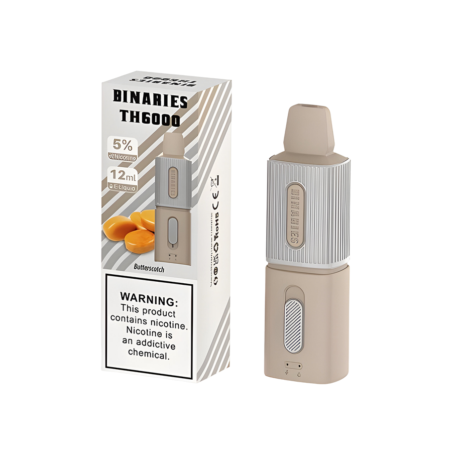 HorizonTech Binaries TH6000 Disposable Vape Butterscotch  