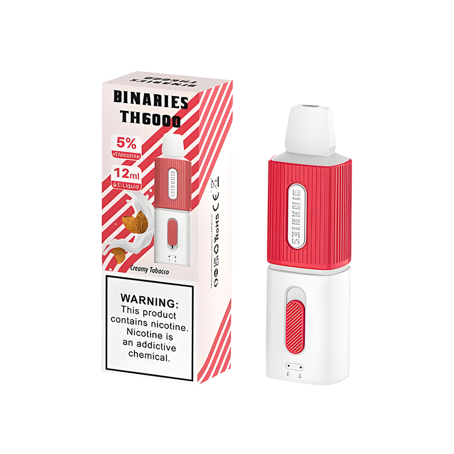 HorizonTech Binaries TH6000 Disposable Vape Creamy Tobacco  