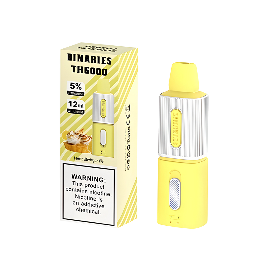 HorizonTech Binaries TH6000 Disposable Vape Lemon Meringue Pie  