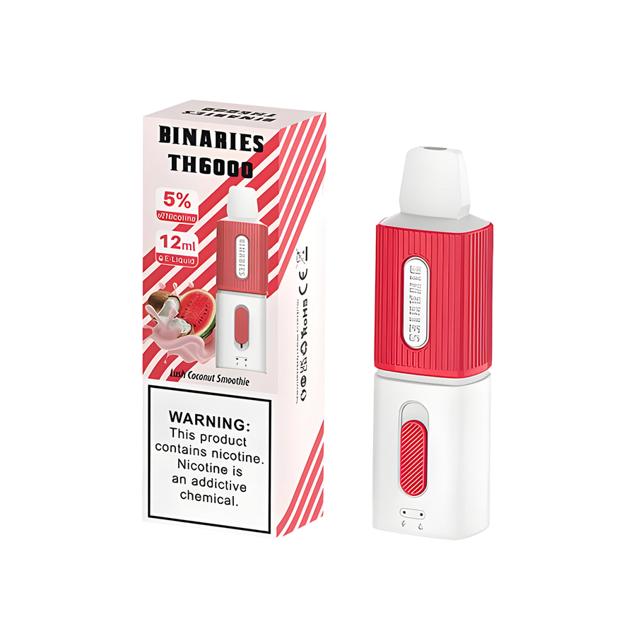 HorizonTech Binaries TH6000 Disposable Vape Lush Coconut Smoothie  