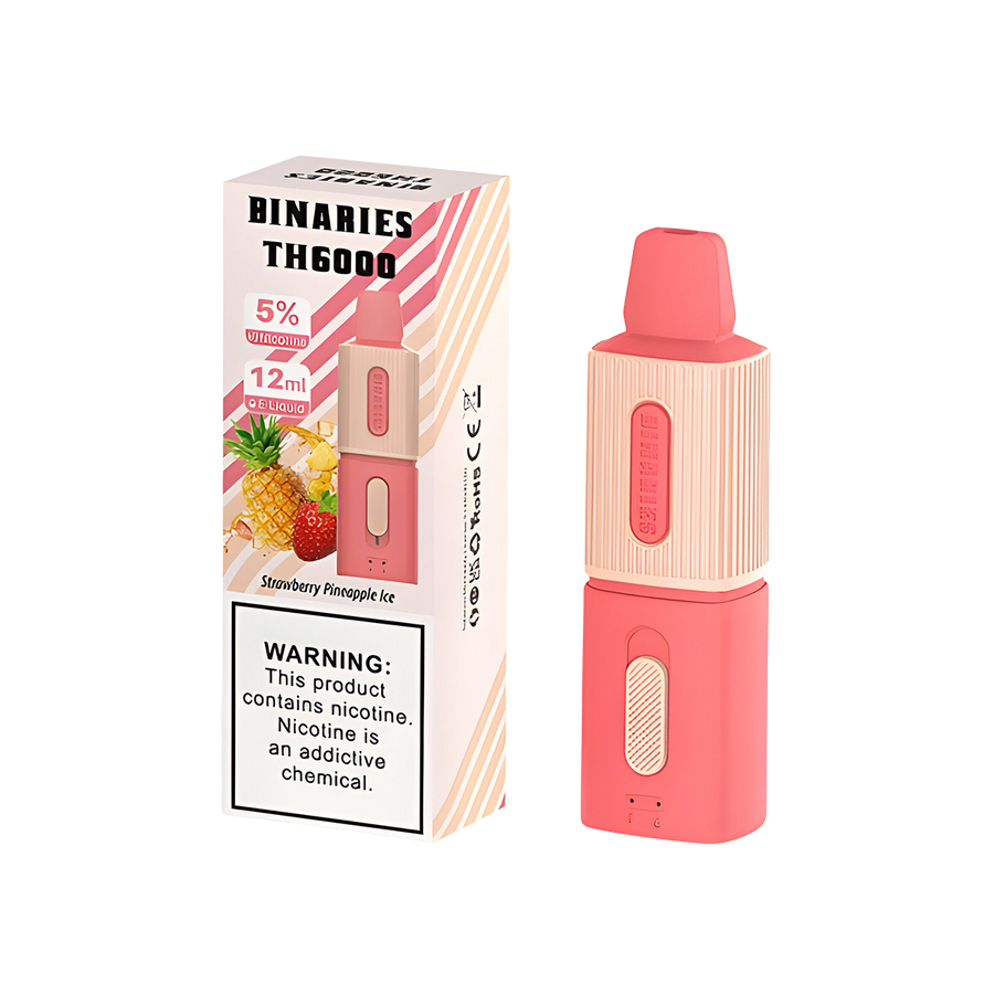 HorizonTech Binaries TH6000 Disposable Vape Strawberry Pineapple Ice  