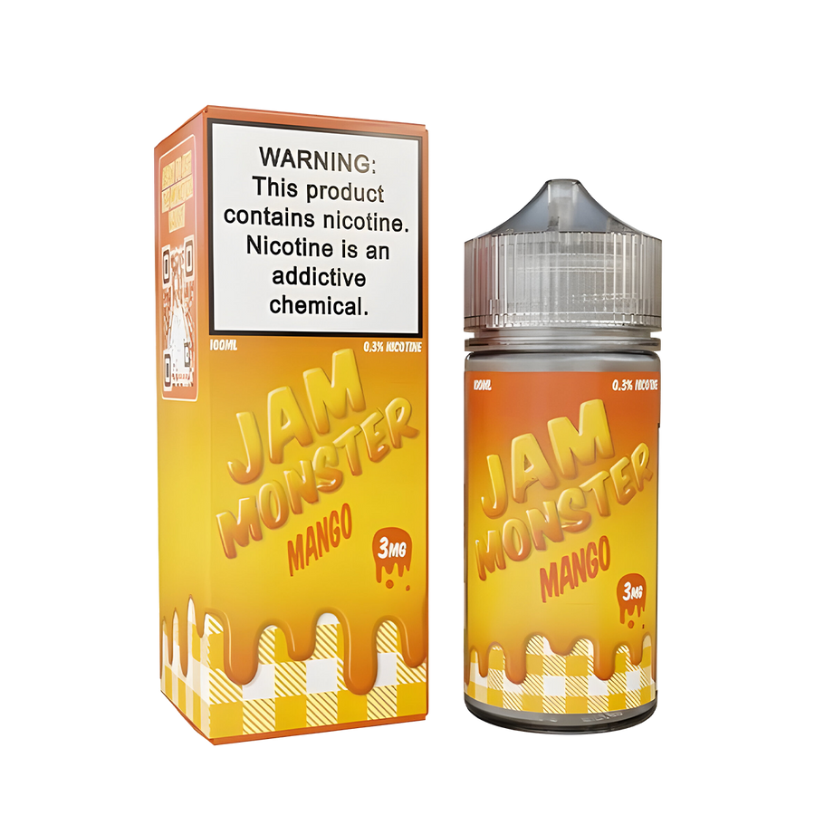 Jam Monster Freebase Vape Juice 0 Mg NTD Mango 