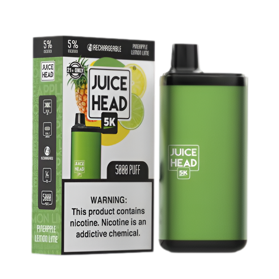 Juice Head 5K Disposable Vape Pineapple Lemon Lime  