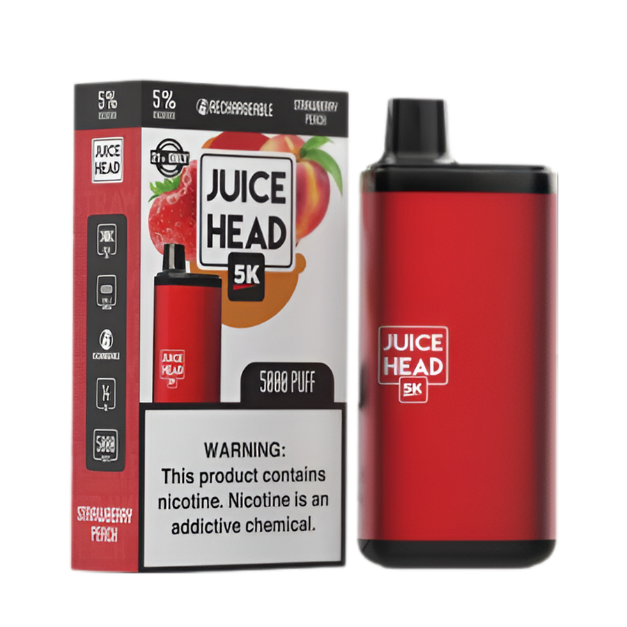 Juice Head 5K Disposable Vape Strawberry Peach  