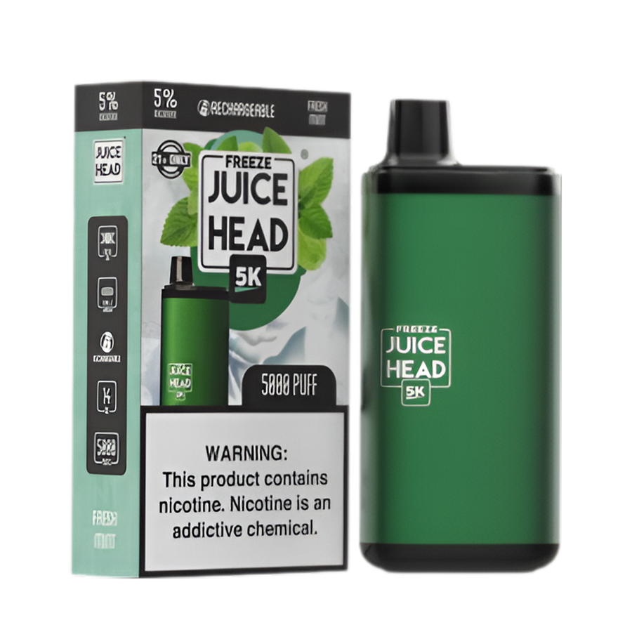 Juice Head 5K Freeze Disposable Vape Fresh Mint Freeze  