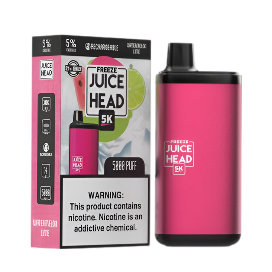 Juice Head 5K Freeze Disposable Vape Watermelon Lime Freeze  