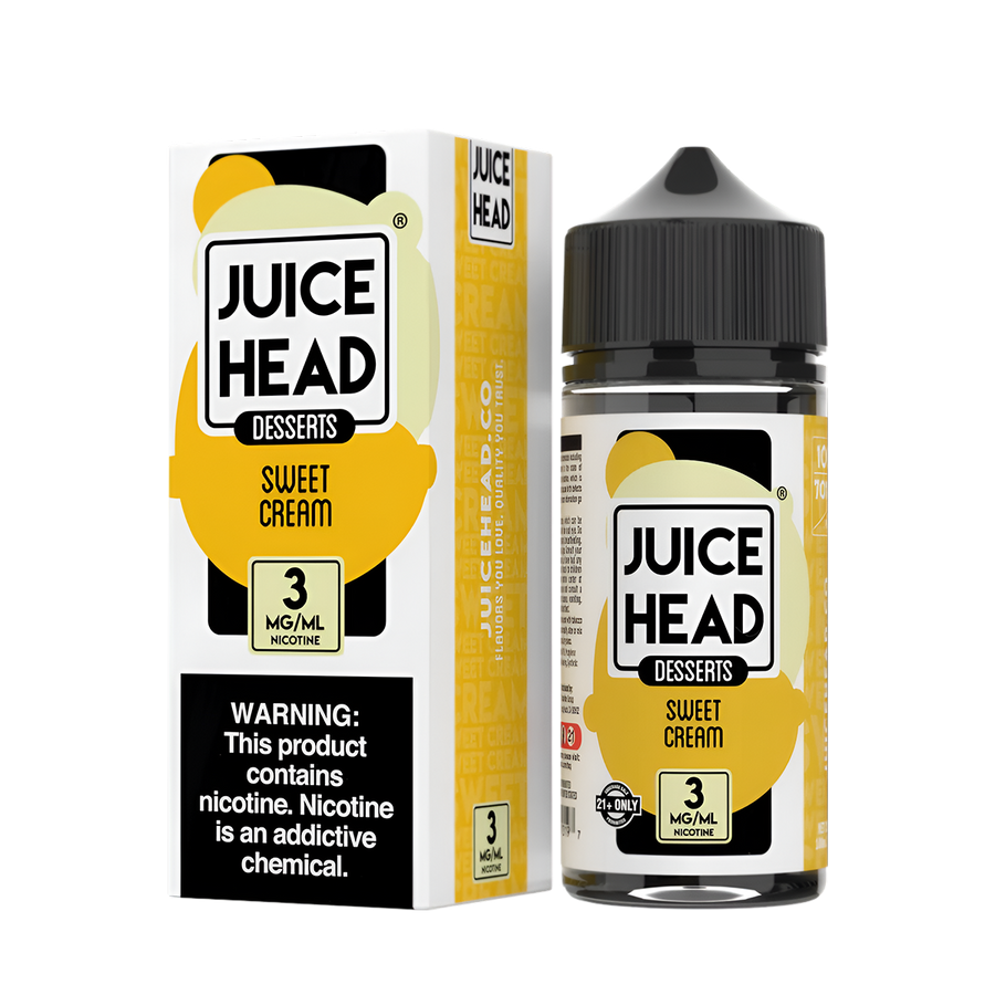 Juice Head ZTN Desserts Freebase Vape Juice 0 Mg Sweet Cream 