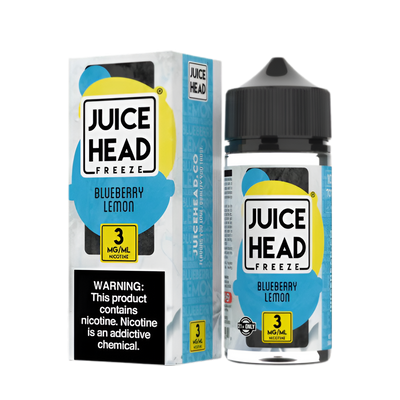 Juice Head Freeze Freebase Vape Juice 0 Mg Blueberry Lemon Freeze 