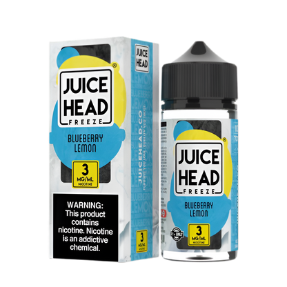 Juice Head Freeze Freebase Vape Juice 0 Mg Blueberry Lemon Freeze 