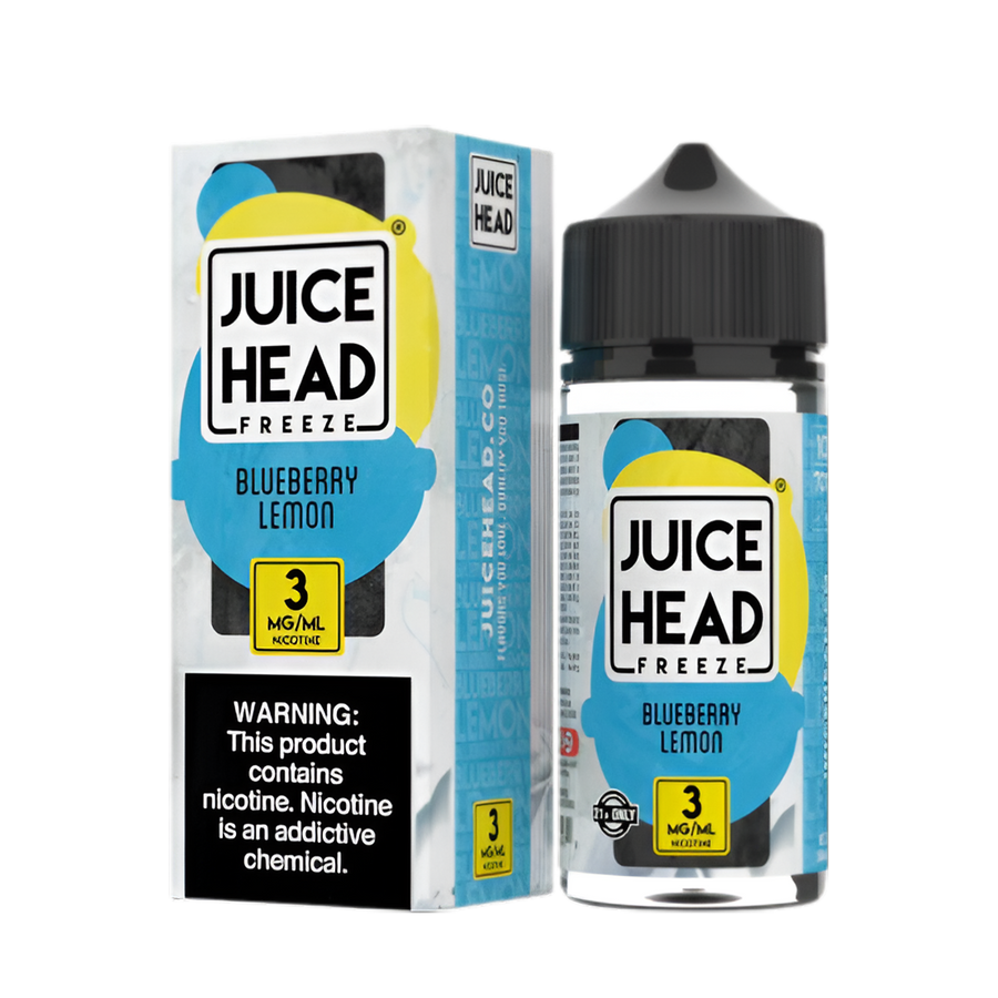 Juice Head Freeze Freebase Vape Juice 0 Mg 100 Ml Blueberry Lemon Freeze