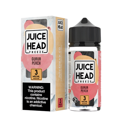 Juice Head Freeze Freebase Vape Juice 0 Mg 100 Ml Guava Peach Freeze