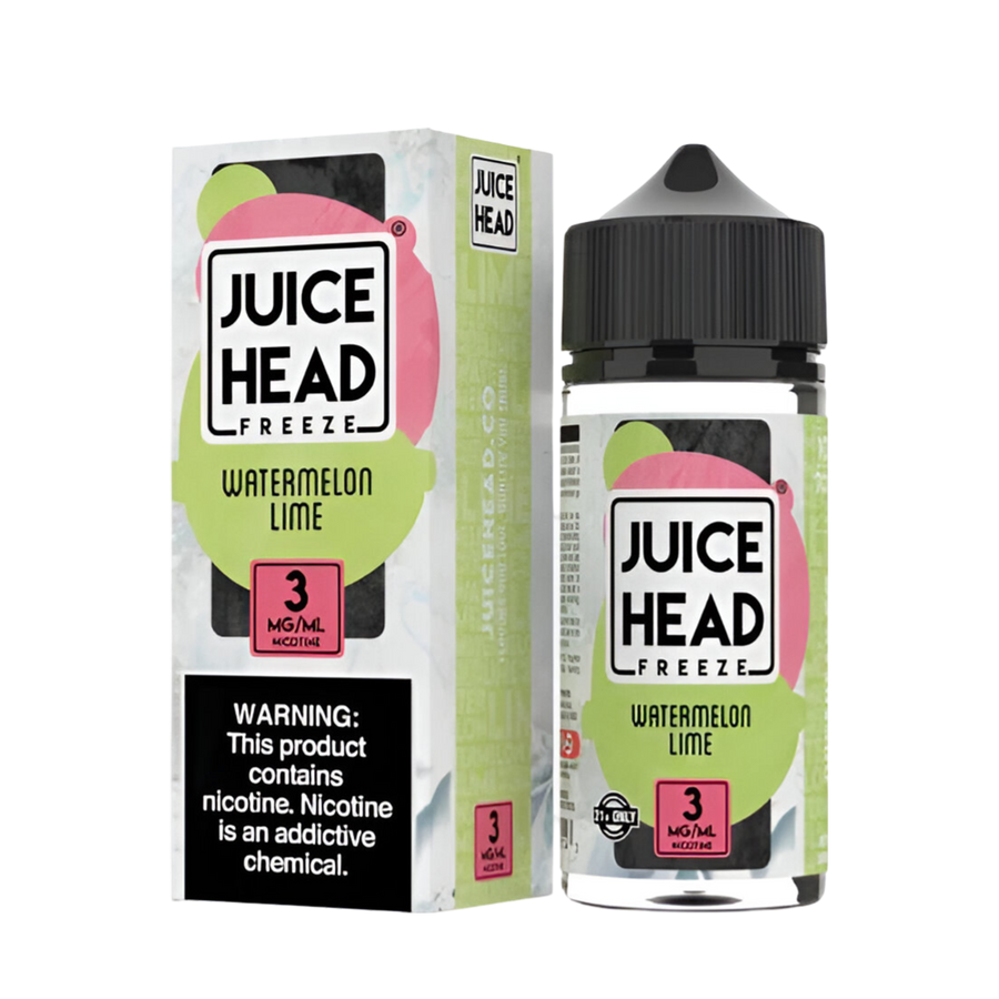 Juice Head Freeze Freebase Vape Juice 0 Mg 100 Ml Watermelon Lime Freeze