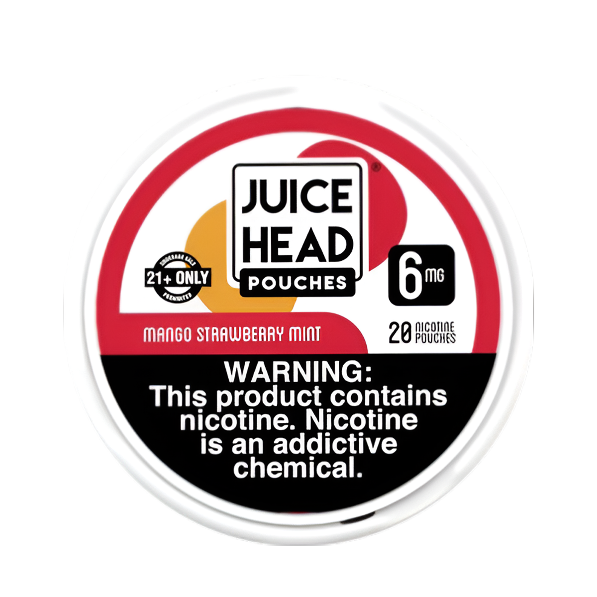 Juice Head Nicotine Pouches - 6 Mg / Mango Strawberry Mint