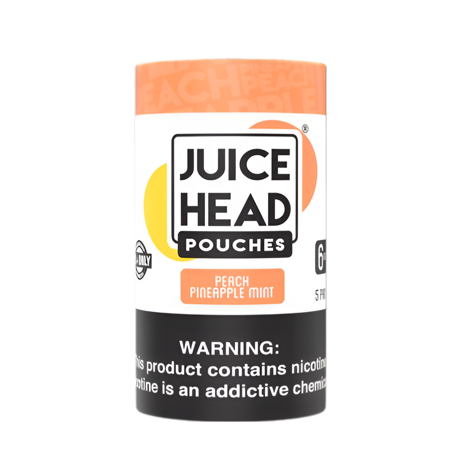 Juice Head Nicotine Pouches (5 Pack) 6 Mg Peach Pineapple Mint 