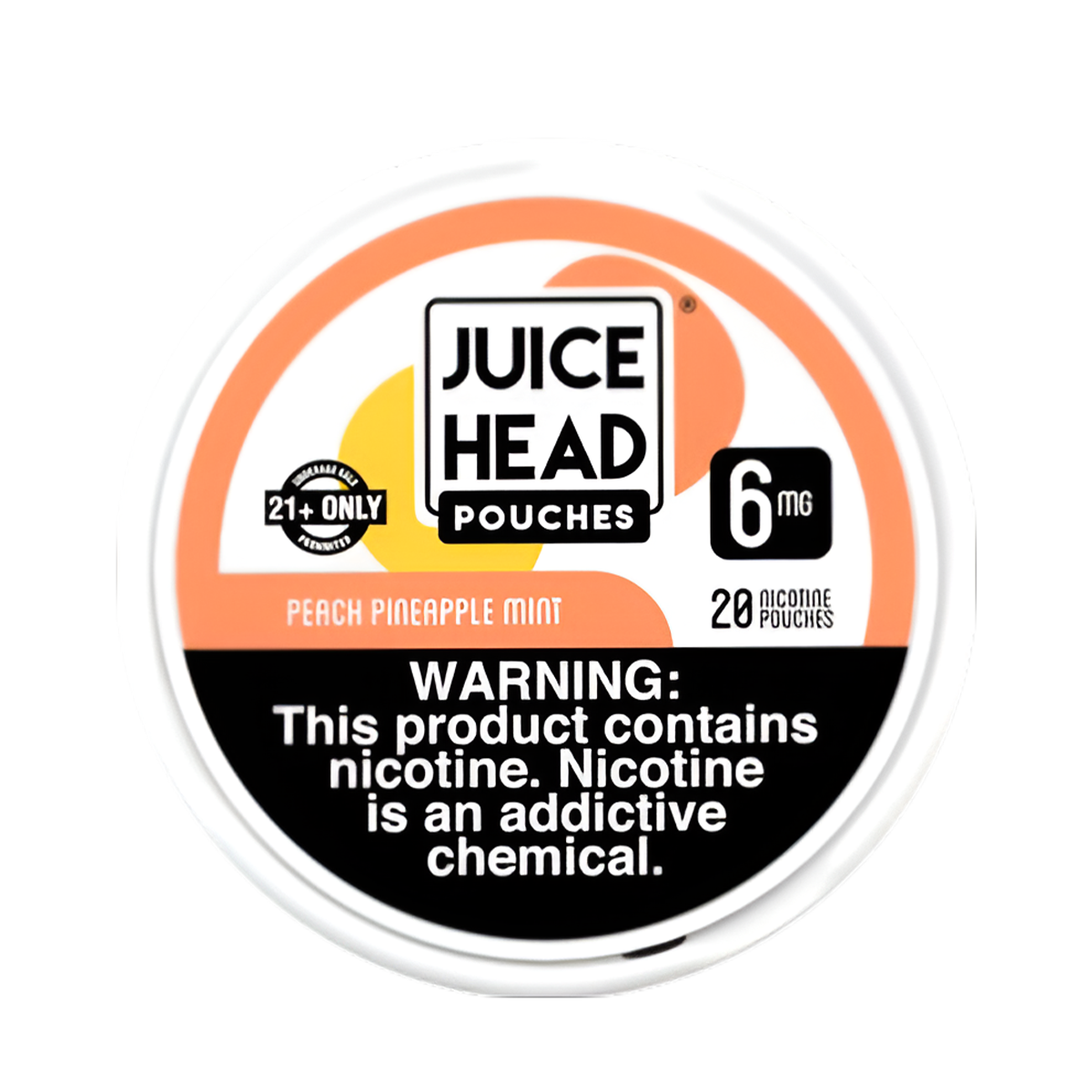 Juice Head Nicotine Pouches - 6 Mg / Peach Pineapple Mint