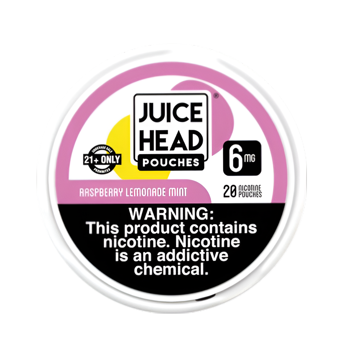 Juice Head Nicotine Pouches - 6 Mg / Raspberry Lemonade Mint