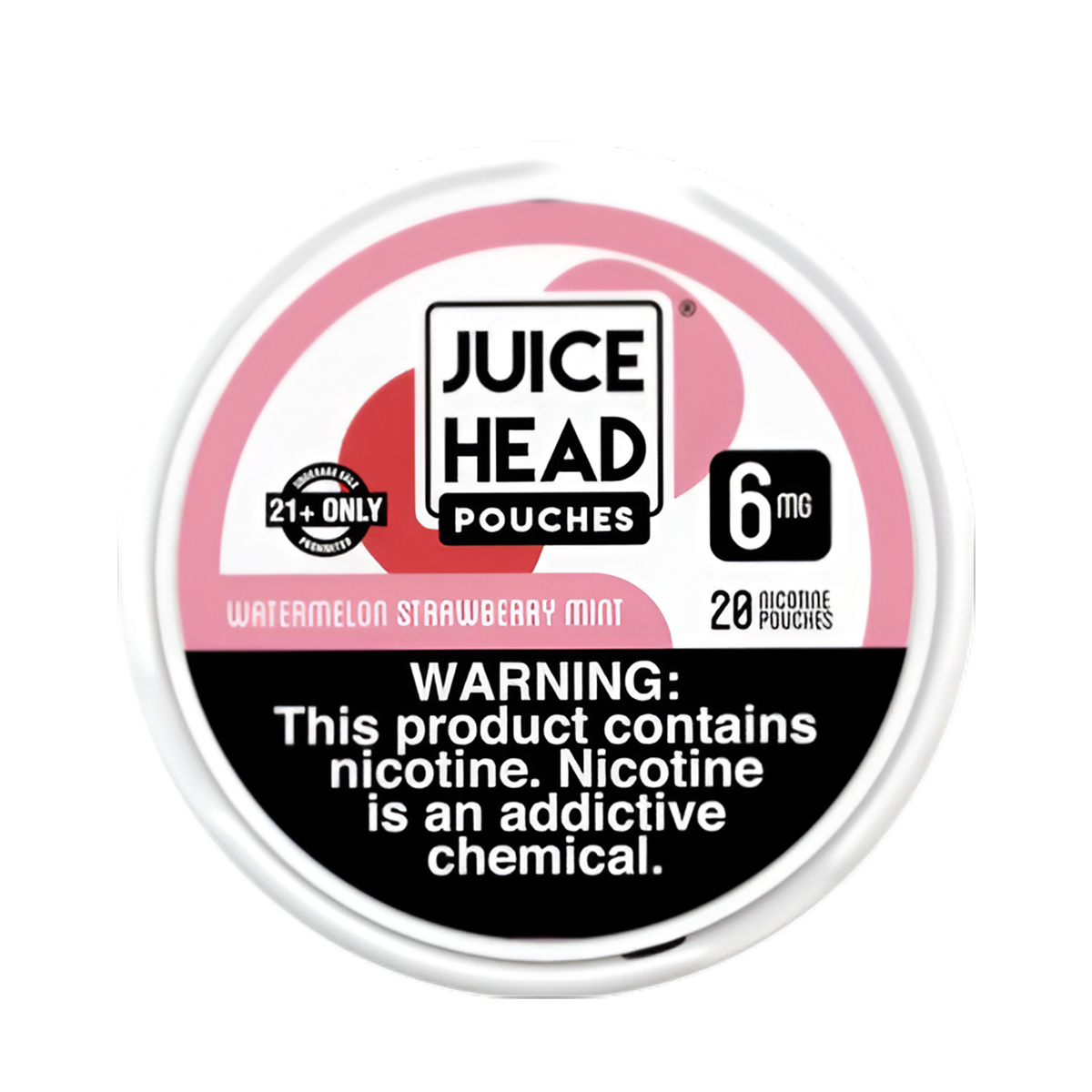 Juice Head Nicotine Pouches - 6 Mg / Watermelon Strawberry Mint