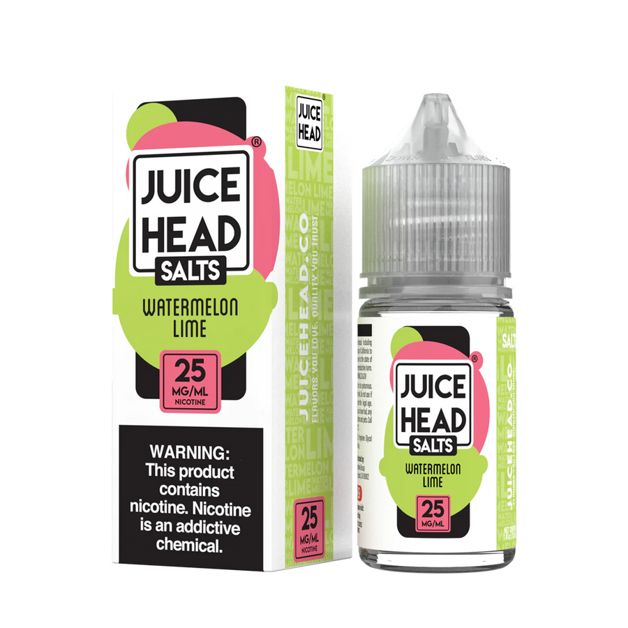 Juice Head Salt Nicotine Vape Juice 25 Mg 30 Ml Watermelon Lime
