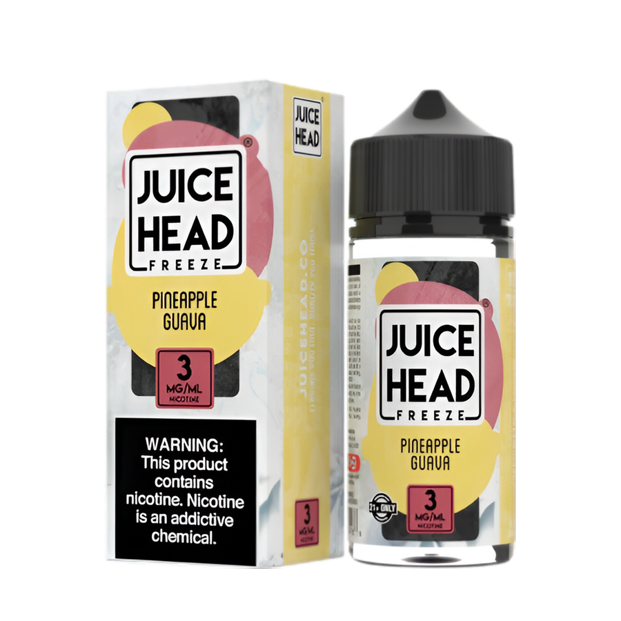 Juice Head ZTN Freeze Freebase Vape Juice 3 Mg Pineapple Guava Freeze 