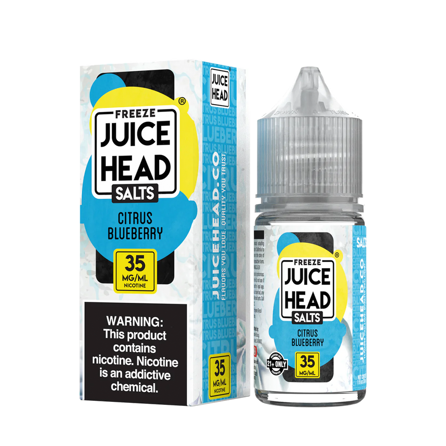 Juice Head ZTN Freeze Salt Nicotine Vape Juice 35 Mg 30 Ml Citrus Blueberry Freeze