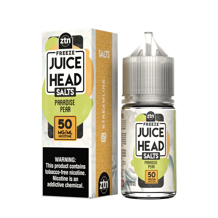 Juice Head ZTN Freeze Salt Nicotine Vape Juice 50 Mg Paradise Pear Freeze 