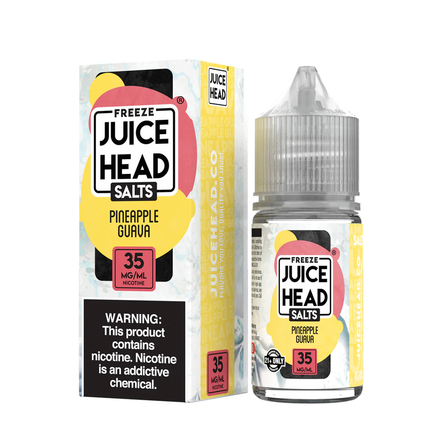 Juice Head ZTN Freeze Salt Nicotine Vape Juice 35 Mg 30 Ml Pineapple Guava Freeze