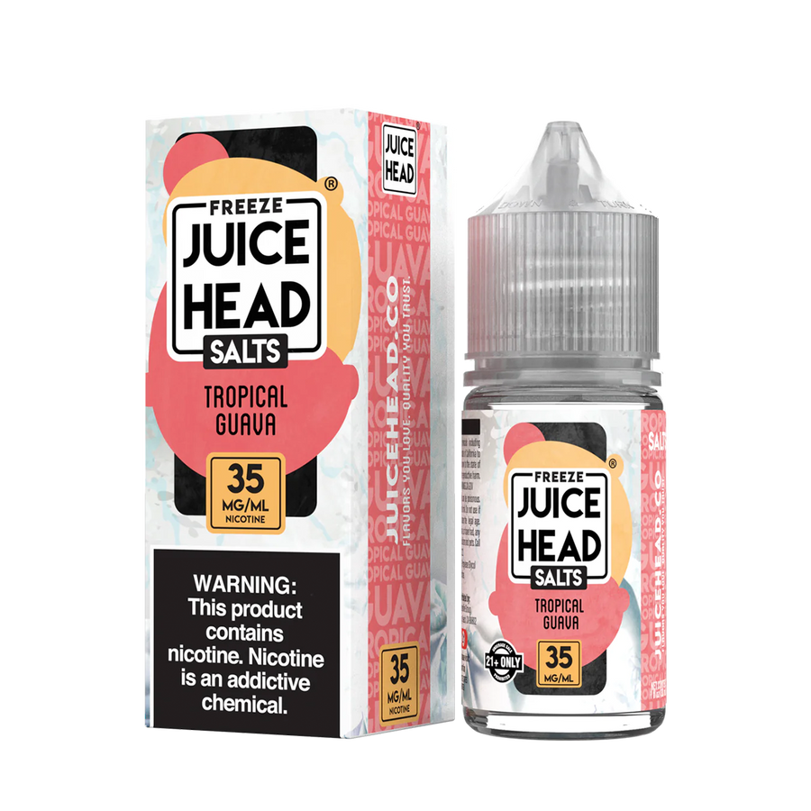 Juice Head ZTN Freeze Salt Nicotine Vape Juice 35 Mg 30 Ml Tropical Guava Freeze