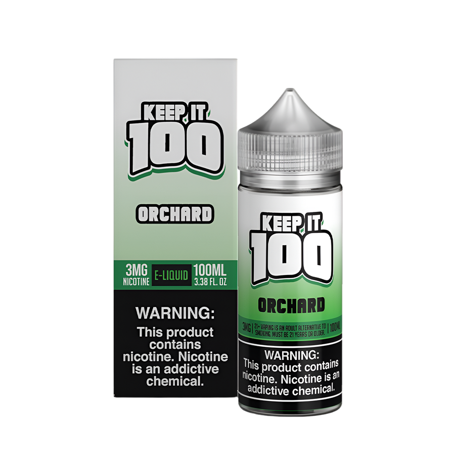 Keep it 100 Original Flavors Freebase Vape Juice 0 Mg 100 Ml Orchard