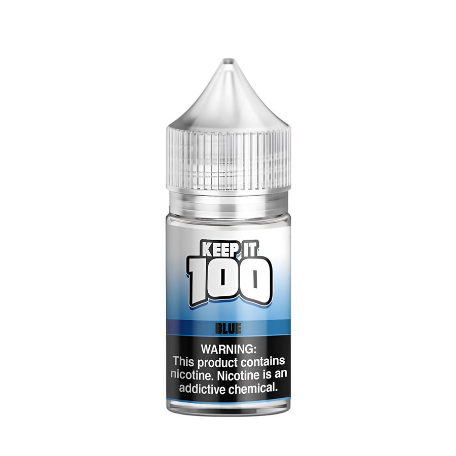 Keep it 100 Original Flavors Salt Nicotine Vape Juice 30 Mg Blue 