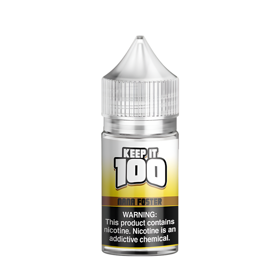 Keep it 100 Original Flavors Salt Nicotine Vape Juice 30 Mg Nana Foster 