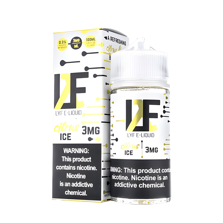 LYF Freebase Vape Juice 0 Mg Citrus Ice 