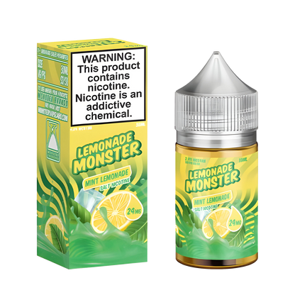 Lemonade Monster Freebase Vape Juice 0 Mg 100 Ml NTD Mint Lemonade