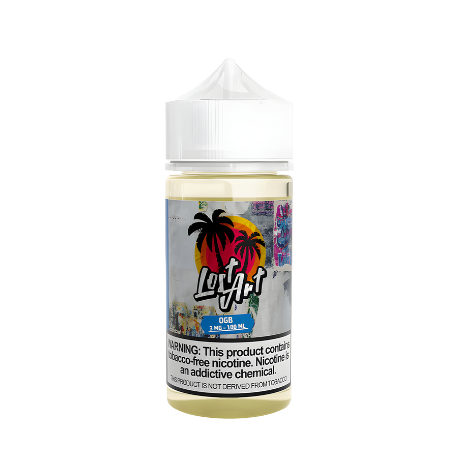 Lost Art TF Freebase Vape Juice 0 Mg O.G.B. 