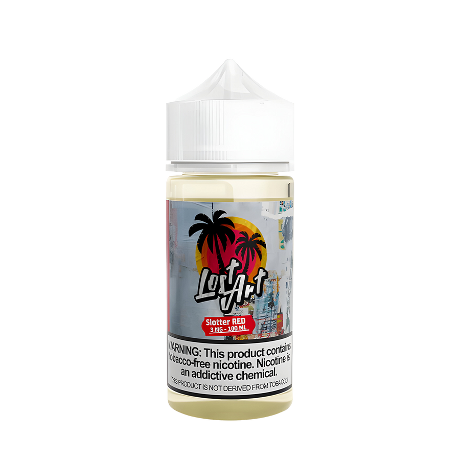 Lost Art TF Freebase Vape Juice 0 Mg Slotter Red 