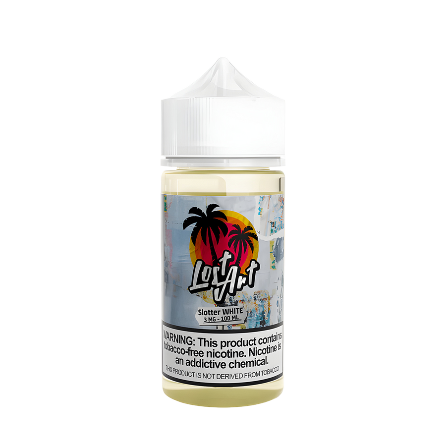 Lost Art TF Freebase Vape Juice 0 Mg Slotter White 