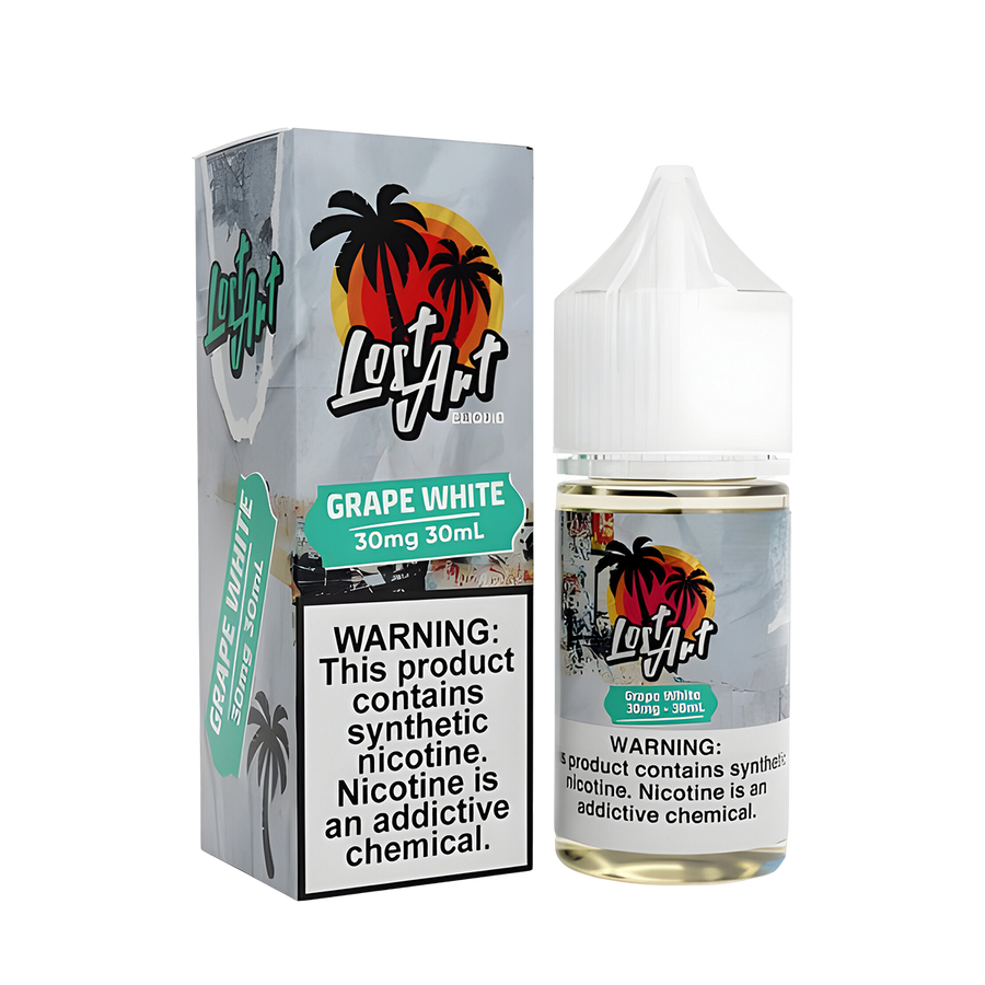 Lost Art TF Salt Nicotine Vape Juice 30 Mg Grape White 