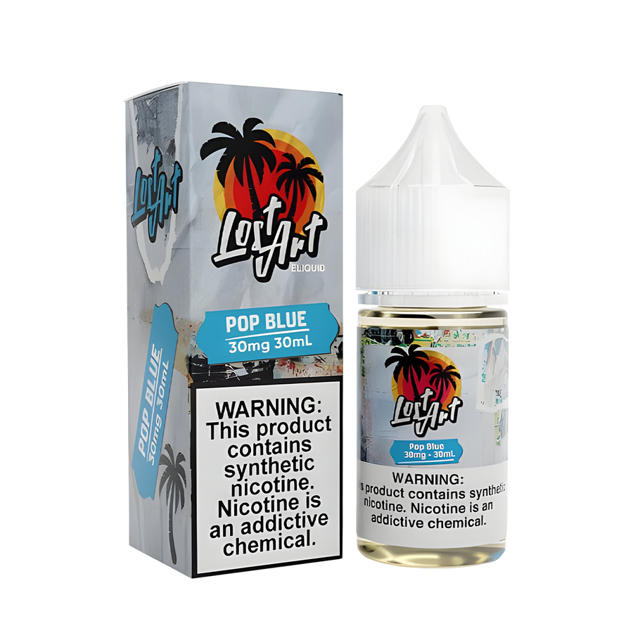 Lost Art TF Salt Nicotine Vape Juice 30 Mg Slotter Pop Blue 